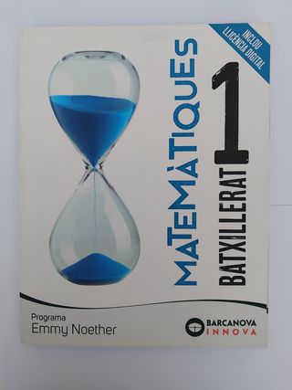 Emmy Noether 1 Batxillerat. Matemàtiques