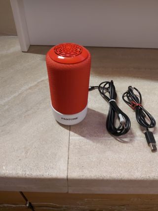 Pantone PT-BS001R1 cassa Portatile Rosso Bluetooth