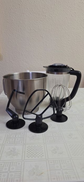 Accesorios amasadora Lidl: bol, batidor, etc.