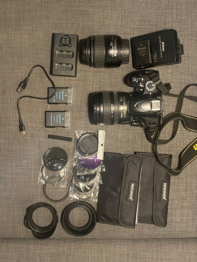 Nikon D3200 + Accesorios