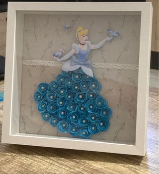 Quadro Cenerentola fatto a mano