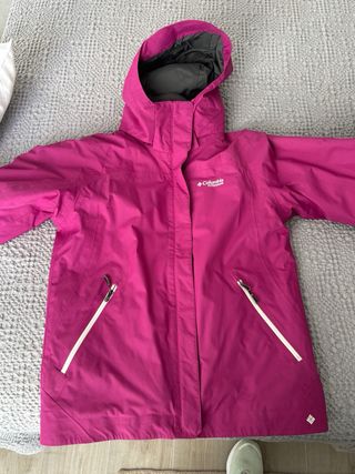 Chaqueta Columbia esquí-montaña rosa morado