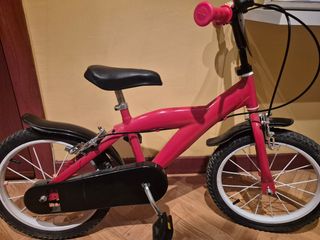 Bicicleta niña 14" roja