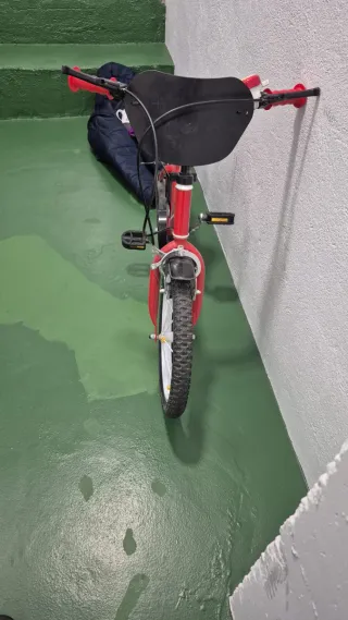 Bicicleta niña 14" roja