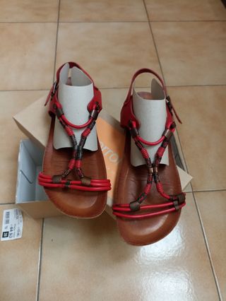 Sandali Porronet rossi tg 39