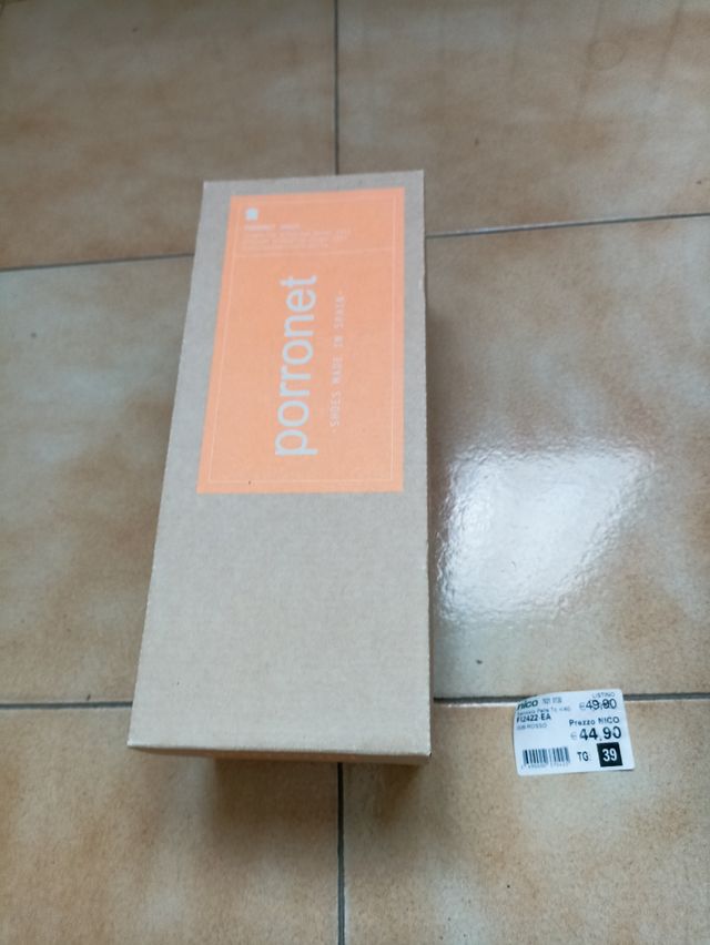 Sandali Porronet rossi tg 39