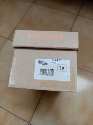 Sandali Porronet rossi tg 39