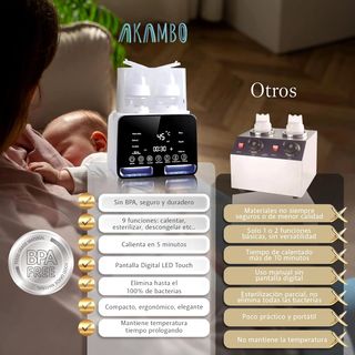 Calienta biberones Akambo 9 en 1