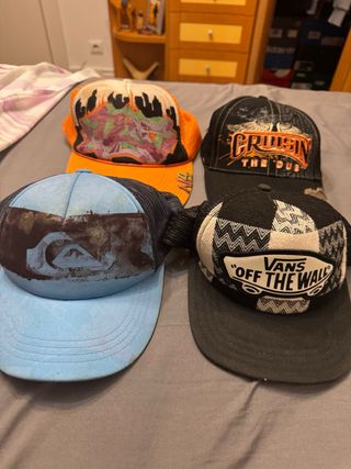 4 Gorras Variadas - Cruisin, Vans