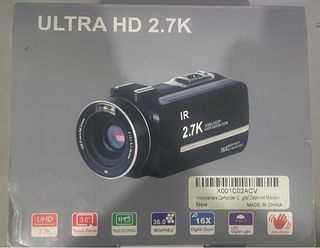Cámara Vídeo 2.7K Ultra HD 36MP Pantalla tactic