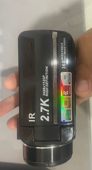 Cámara Vídeo 2.7K Ultra HD 36MP Pantalla tactic