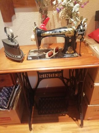 Máquina coser Singer Antigua