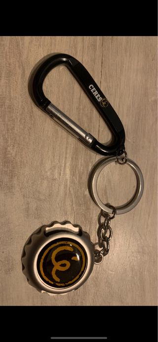 2 Portachiavi Ceres apribottiglie/fischietto