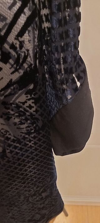 MARAVILLOSA BLUSA FIESTA AZUL