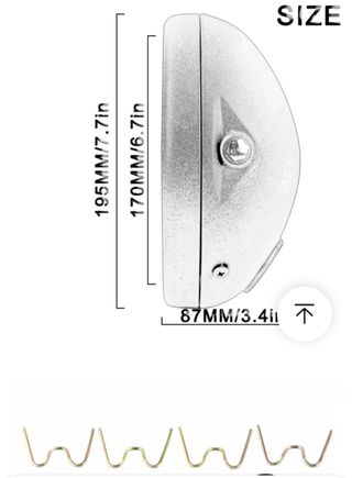 Carcasa faro 7" negra