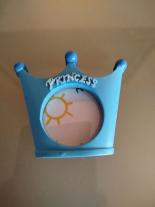 Portafotos Corona Princesa (2 uds)