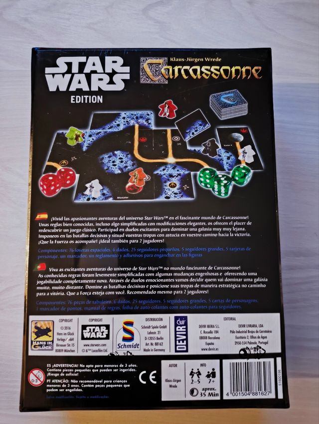 Carcassonne Star Wars: nuevo y precintado