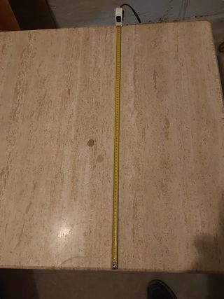 Mesa travertino - Madera y mármol