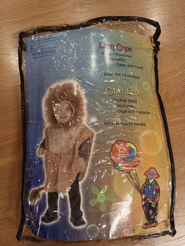 Disfraz de león para bebé