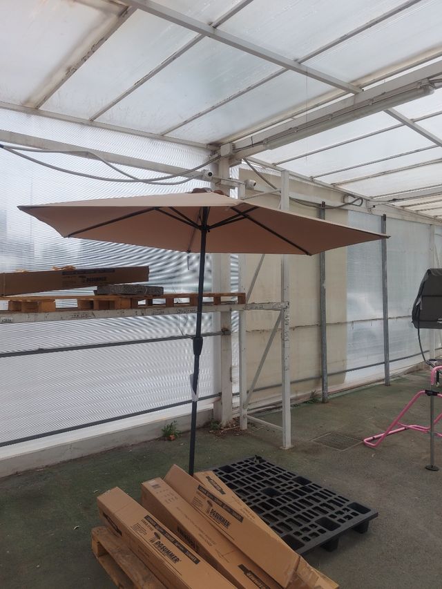 Ombrellone 2,7m marrone tortora