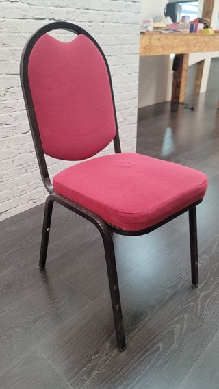 Sillas eventos acolchadas - Rosa