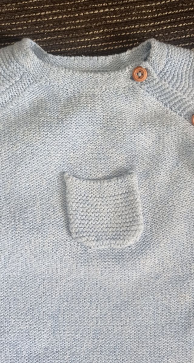 Jersey bebé azul Zara - 3-6 meses