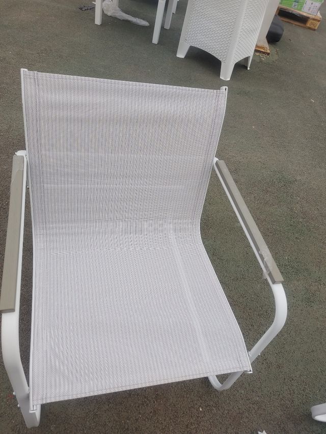 Set Giardino 4 pezzi - Bianco Grigio