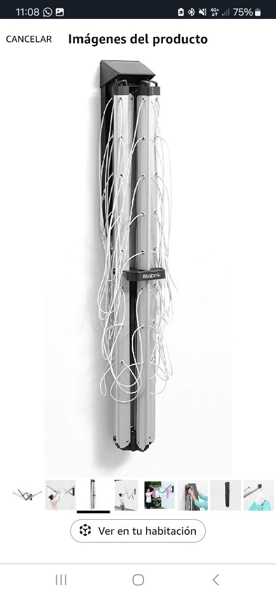 Tendedero pared - Plegable