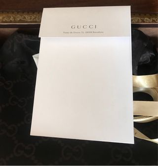 Neceser Gucci - Beige/Marrón