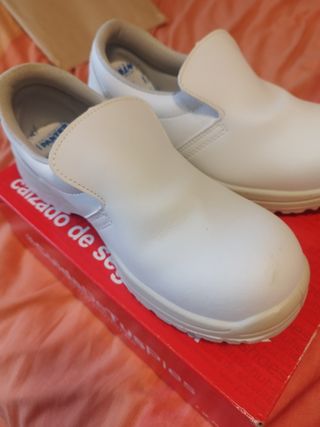 Zapatos seguridad Panter - Blancos
