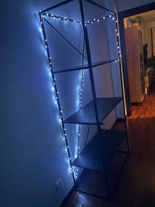 Estanteria metalica negra