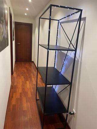 Estanteria metalica negra