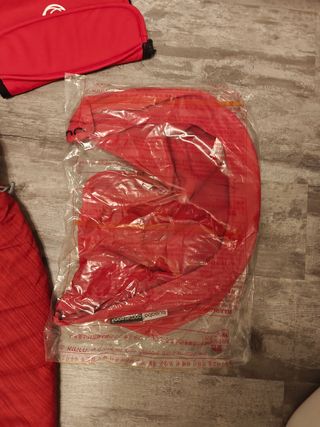 Saco, capota y cubrepiés Bugaboo rojos