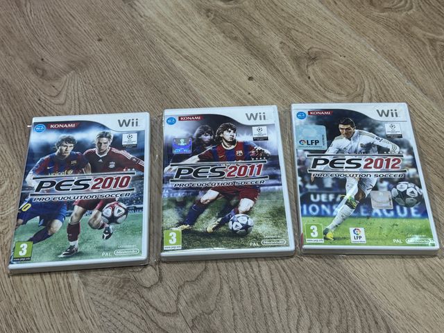 3x PES Wii (2010-2012) - Buen estado