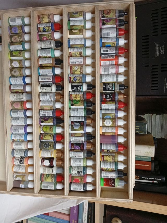 84 pinturas miniaturas