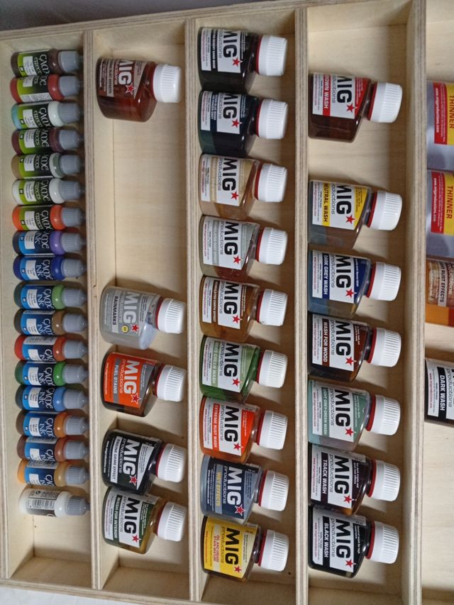 Mig efectos y lavados + pinturas Vallejo