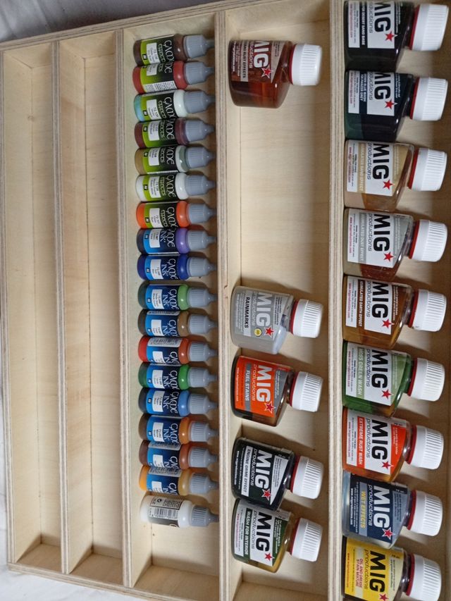 Mig efectos y lavados + pinturas Vallejo