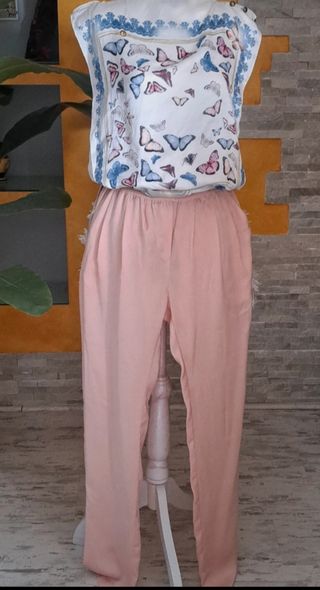 Mono estampado mariposas 100% seda