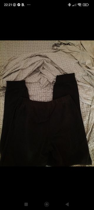 Pantalones chándal negros