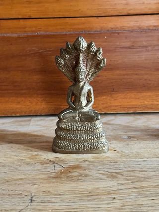2 Statuette Buddha in ottone