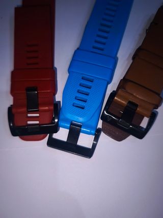 Correas Garmin fenix 3 HR - Azul y Roja