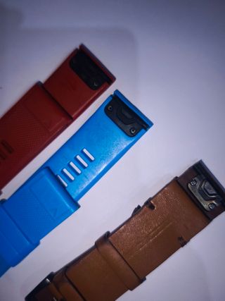 Correas Garmin fenix 3 HR - Azul y Roja