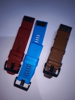 Correas Garmin fenix 3 HR - Azul y Roja