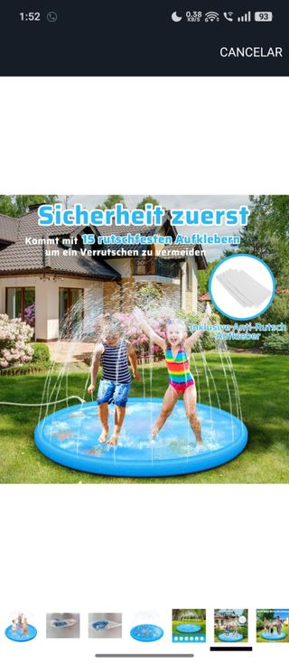 Anpro Piscina Infantil 170cm