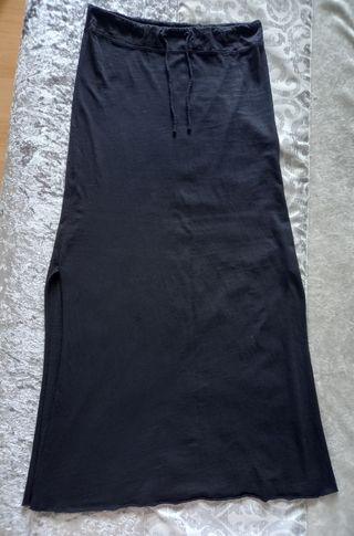 Falda larga negra - elegante
