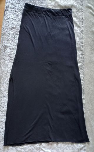 Falda larga negra - elegante