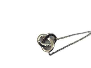 collar plata 925mm con piedra con circonita 19 5cm