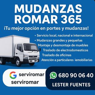 Mudanzas Romar 365
Desde 180