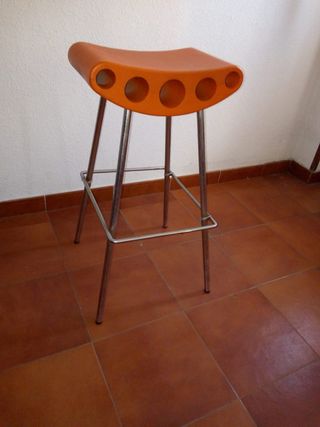 Taburete patas acero inoxidable