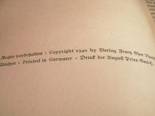 Livro Und wir werden leben 1940. 3o Reich. WW 2